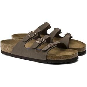 Birkenstock 100% Authentic Florida BS Mayari Brown Sandals Sz 42 NIB